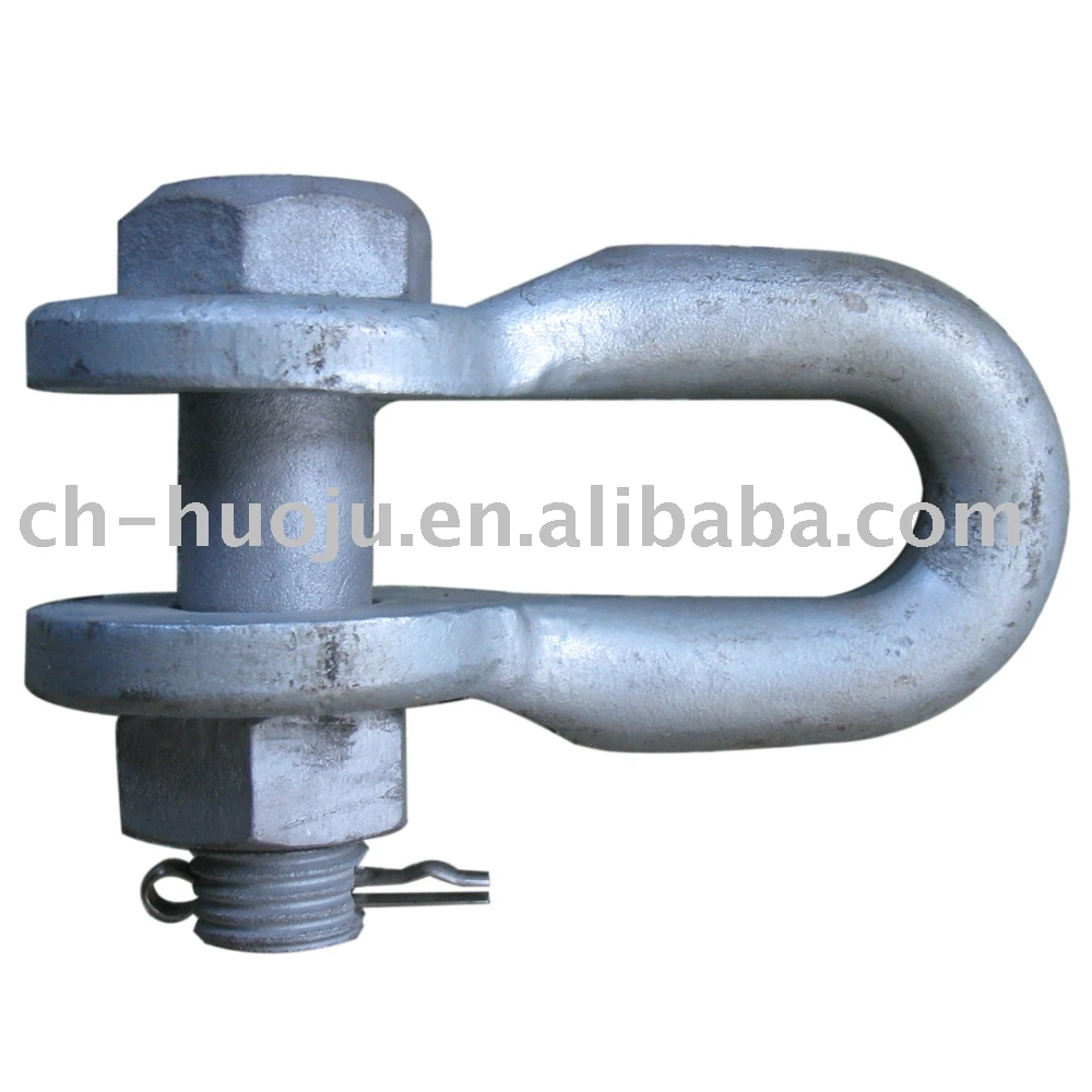 Оцинкованная сталь Якорь Оковы для Накладные изолятор строки подключения