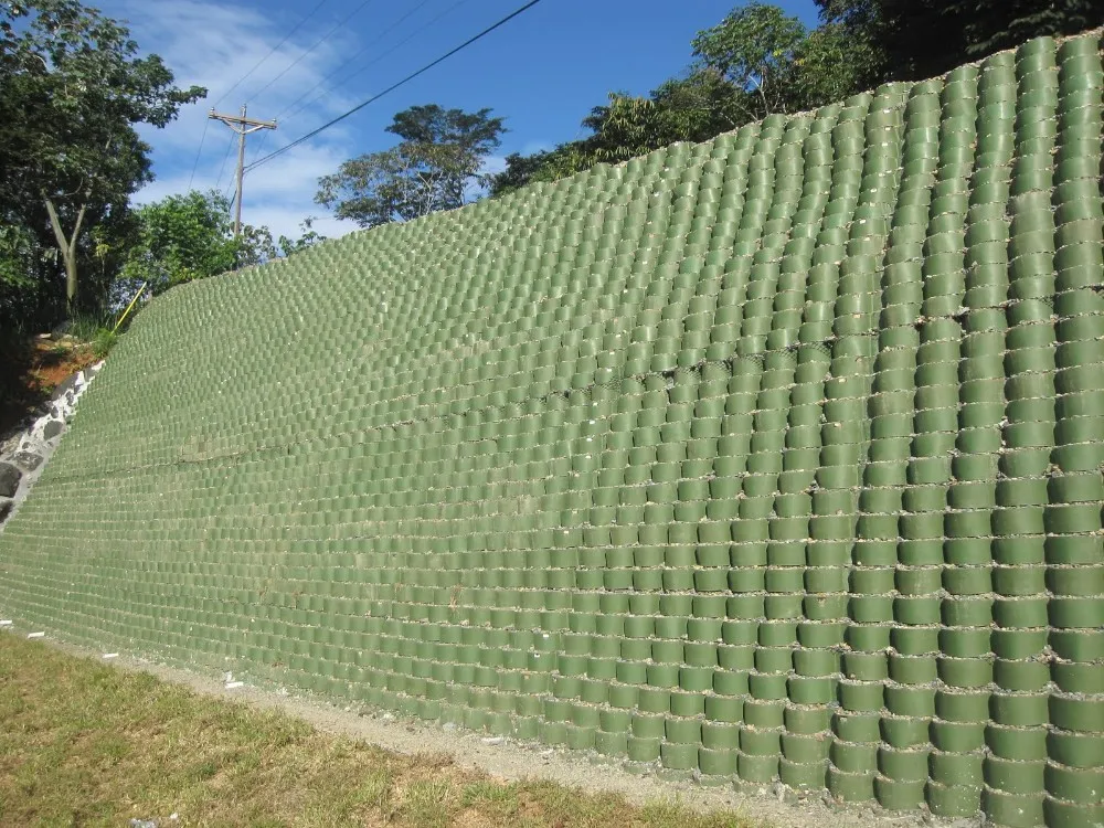 Creat perfect Plastic PP geocell earth enviroment retentionperforated geocell HDPE drive grids