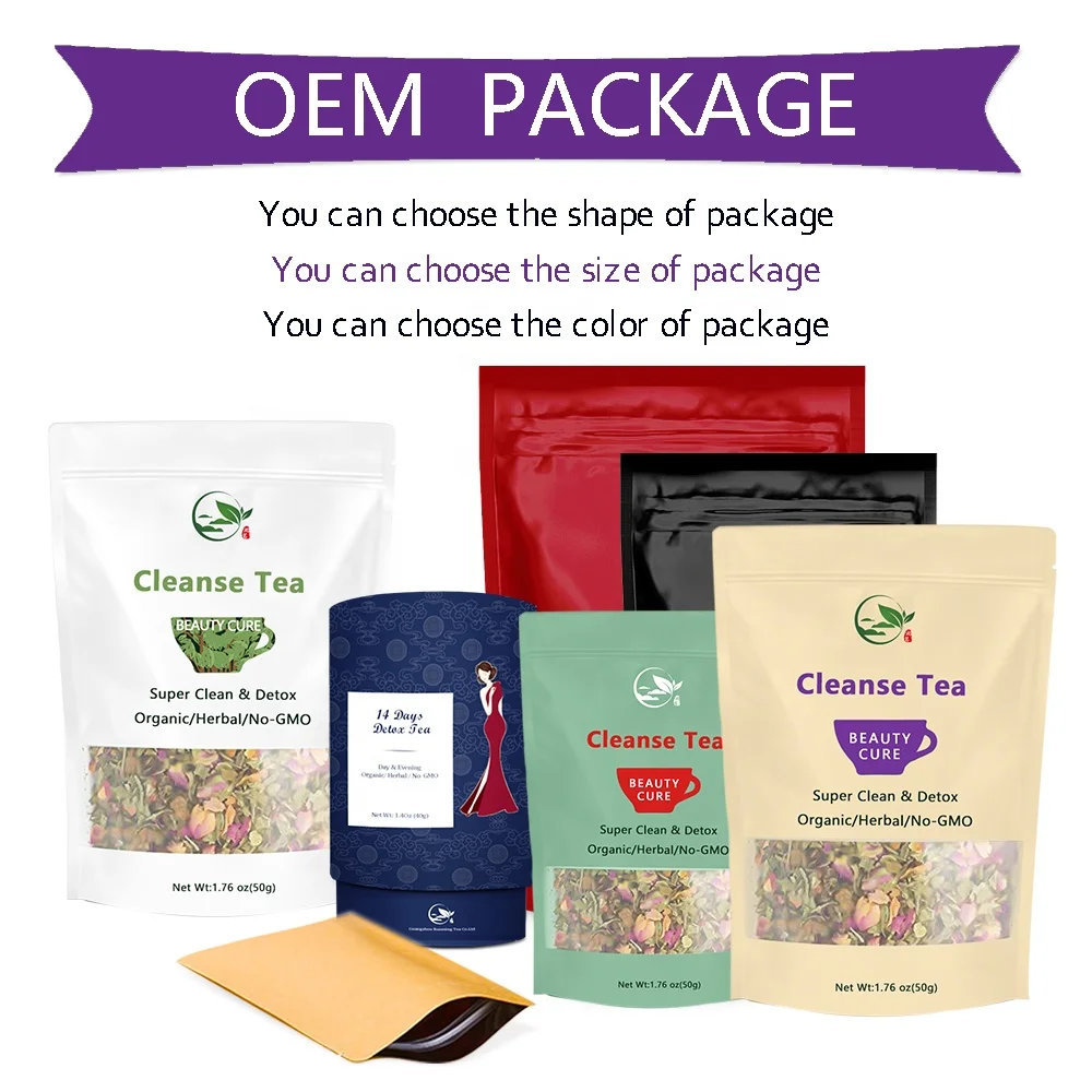 Deep Cleansing Diet Control Organic Chinese Nature Herbal Clenx Super Colon Detox Slimming Body Beauty Colon Cleanse Detox Tea