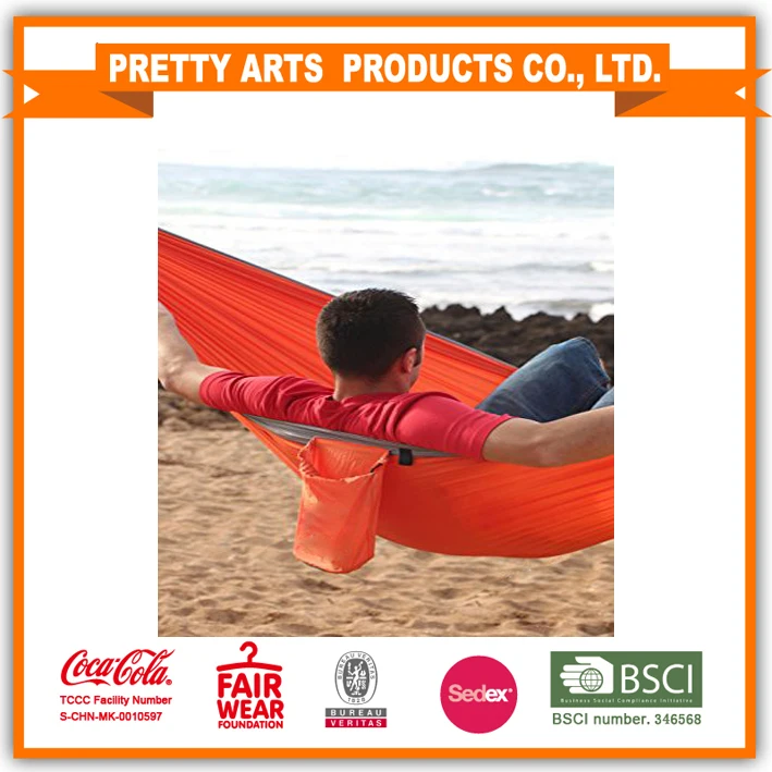 2017 New Style Double Camping Hammock with Straps and Carbiners