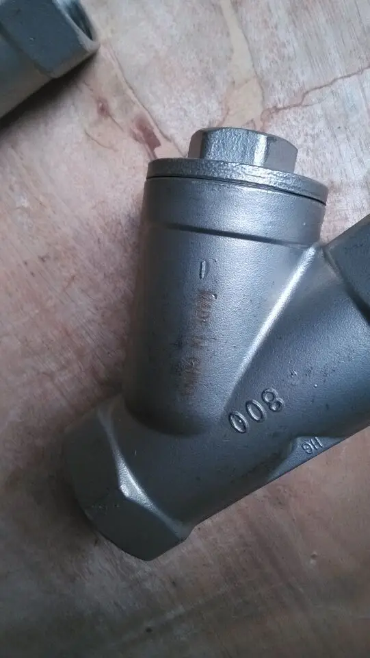 
Stainless steel threaded SS304 CF8 Y Strainer 