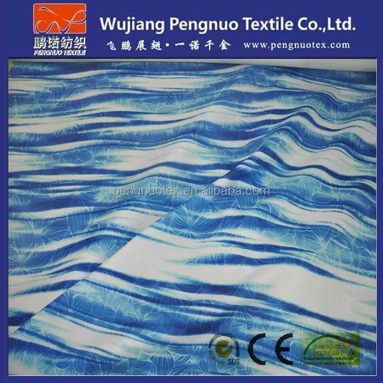 Микро персиковая ткань с тропическим принтом для ткани пляжных шорт