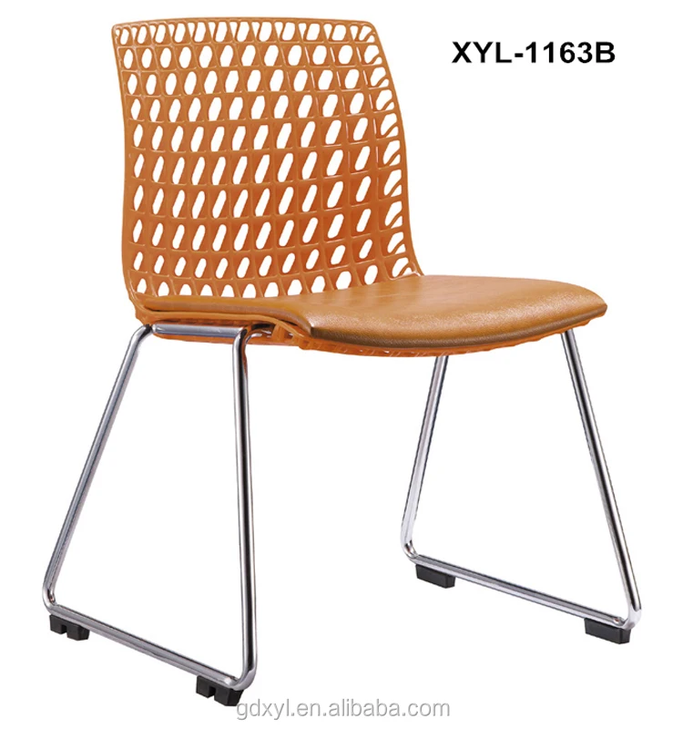 Hot sell new design plastic stackable dining chair