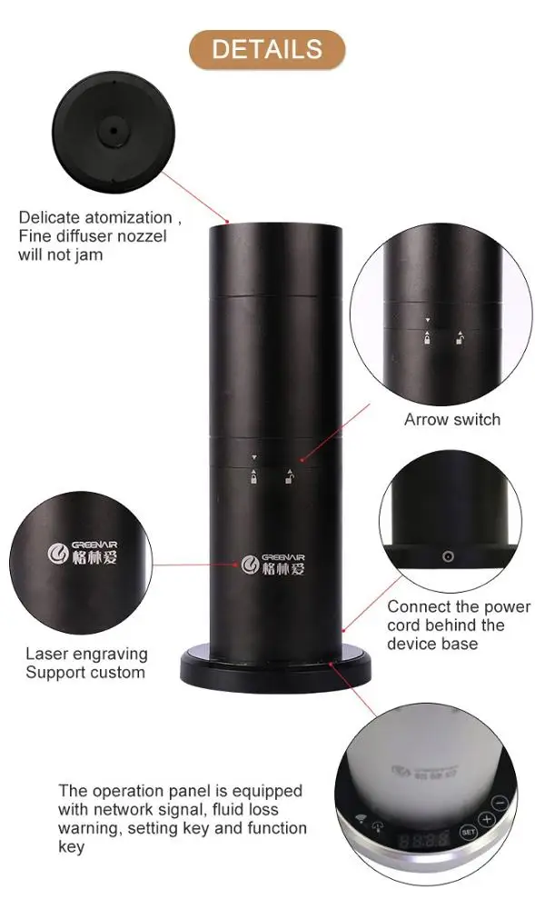 Felshare Most Popular 12V WIFI Aroma Scent Diffuser Machine with Wifi Remote Control