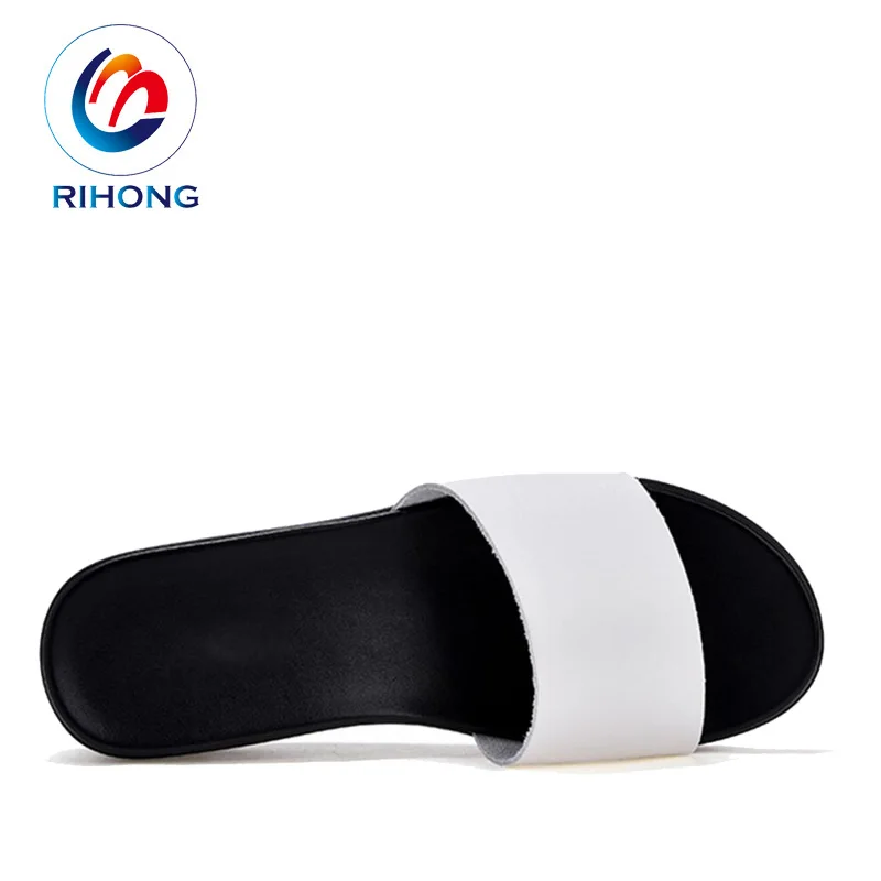 2021 Guangzhou slip on female size mix color custom genuine PU wedge ladies platform slide sandals