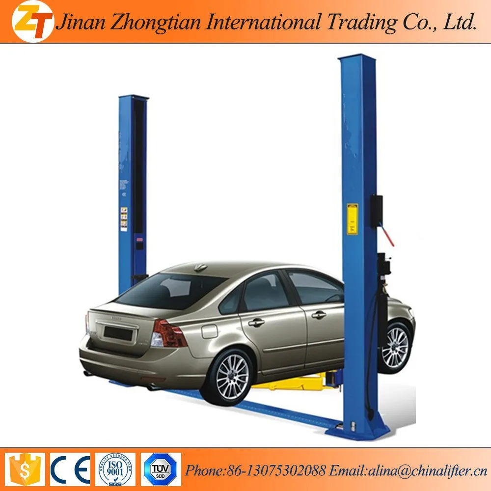 Handle automobile hydraulic tire service lift with high quality/2 post car lift