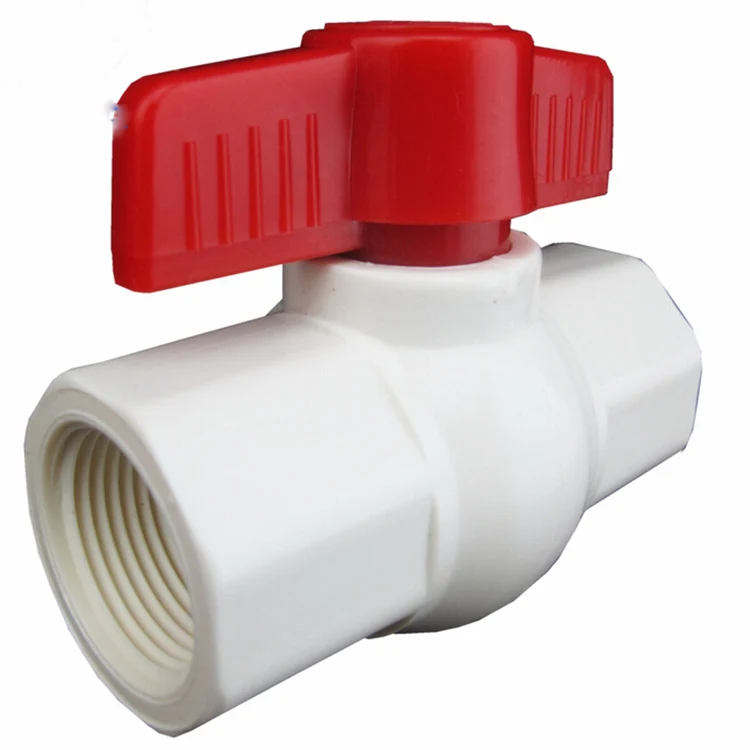 UPVC Butterfly Handle Octangle Ball Valves factory supply