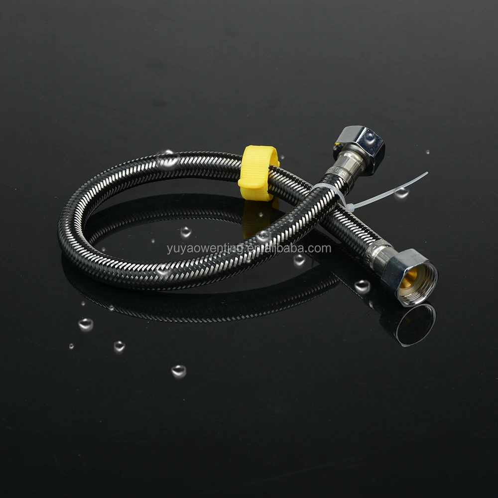 
India 304 Stainless Steel & Nylon Wire braided flexible hose 