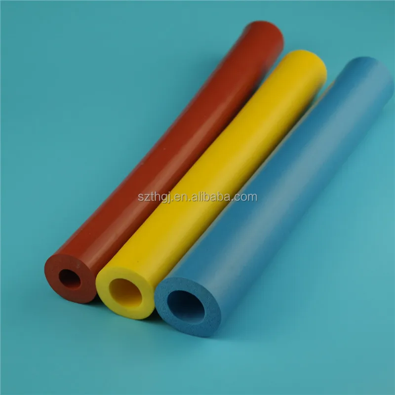 Colored silicone rubber foam sponge tube factory