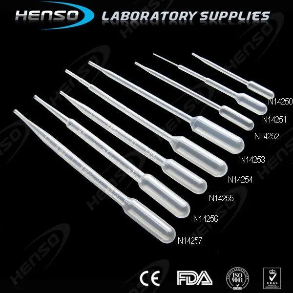 Пластиковая Паспортная пипетка Henso 0 5 мл 1 2 3