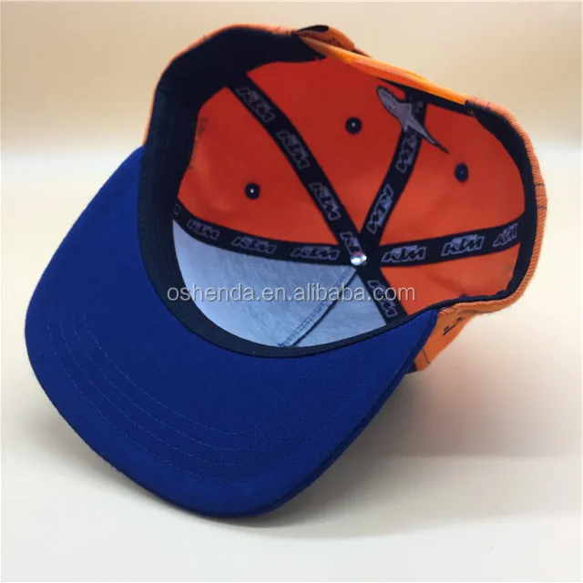 custom 6 panel flat brim blank starter snapback caps wholesale