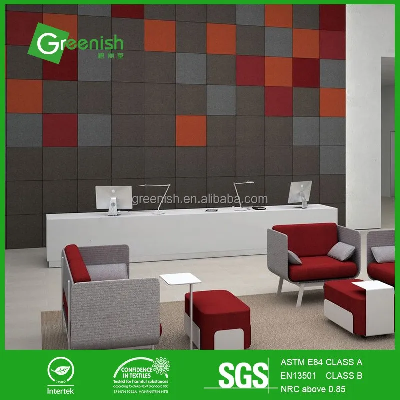 Colorful factory price furniture living room acoustic panel
