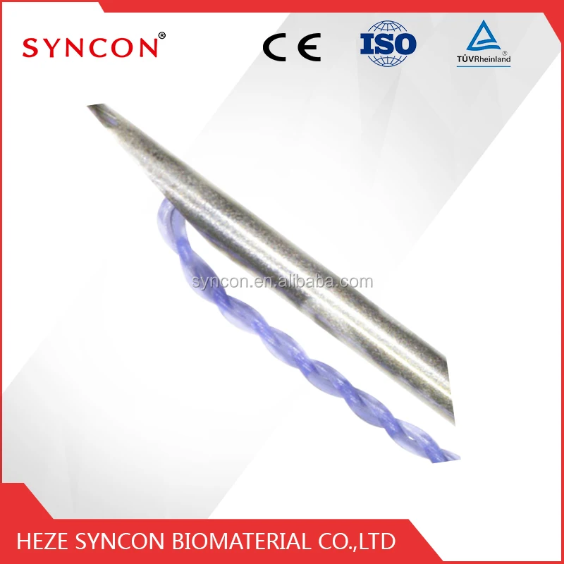 Рассасывающиеся PDO 4D cog тупой иглой иглы