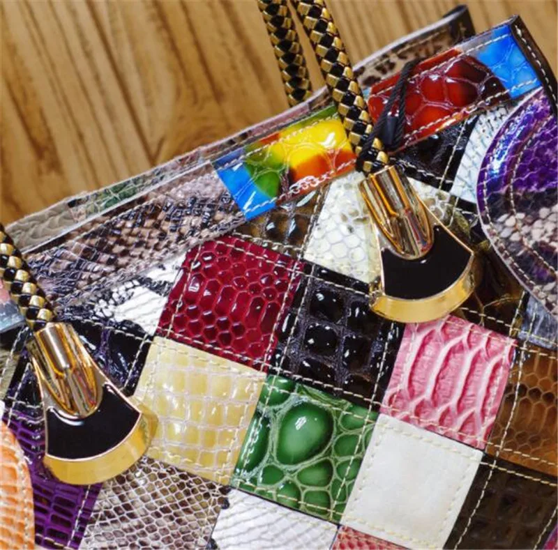 snakeskin grain women luxury genuine leather handbag italian leather handbag for women real leather ladies bag