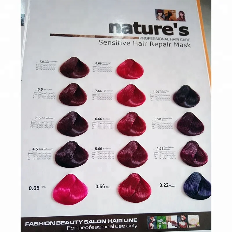 Bio-plant Ammonia Free Natural Ppd Professional Salon Dye Brands Organic Hair Cream Dye Color