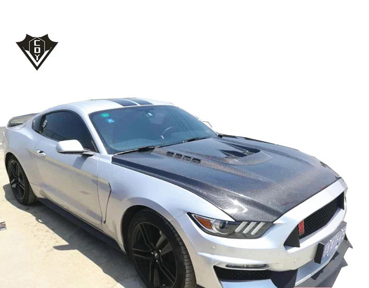 Mustang carbon hood car engine hood for mustang carbon material