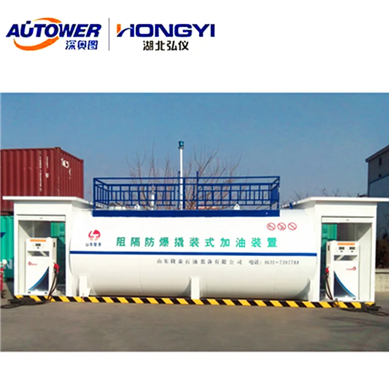 Disposable gas lng skid-mounted station Portable Filling Stations With Fuel Dispenser Pump