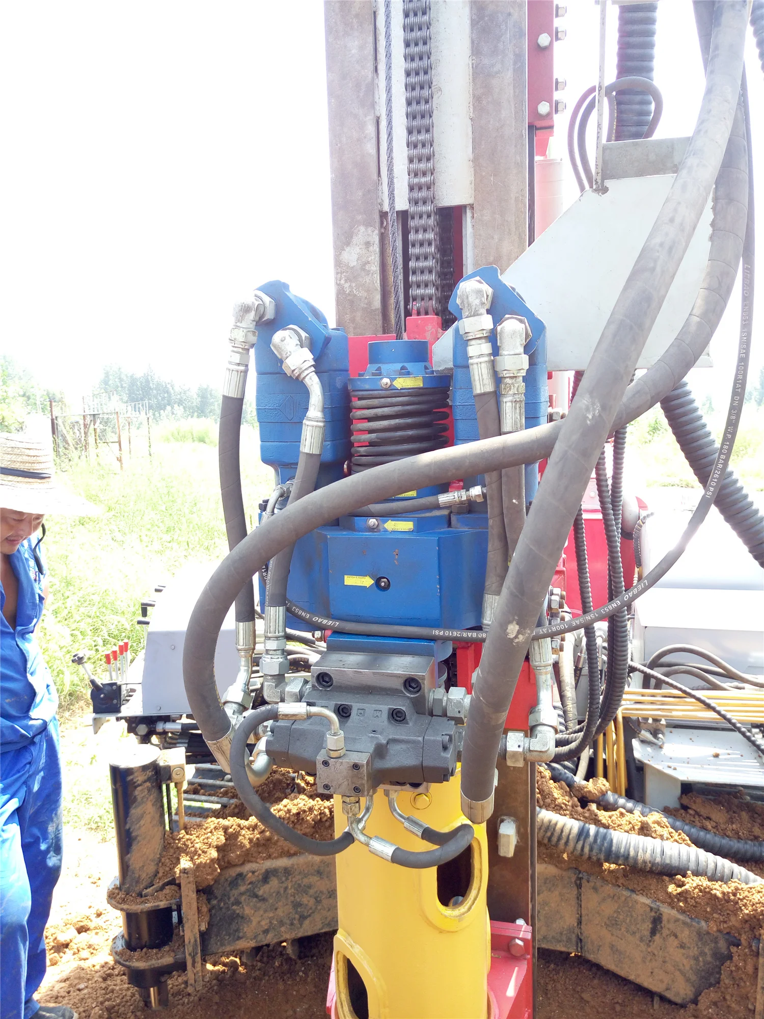 foundation pile drilling hydraulic bore pile machine pile Drilling diameter 500-1500mm
