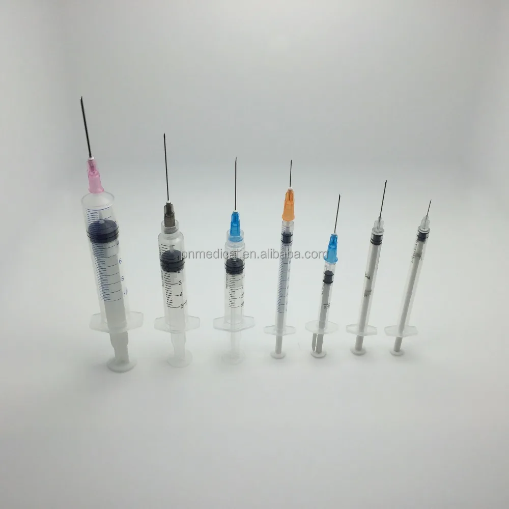
Front lock self destructive syringe 0.05ml 0.5ml 1ml 2.5ml 3ml 5ml 10ml 