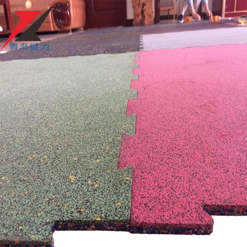 Interlocking Soft High Density Rubber Foam Mats Playground Floor Tile