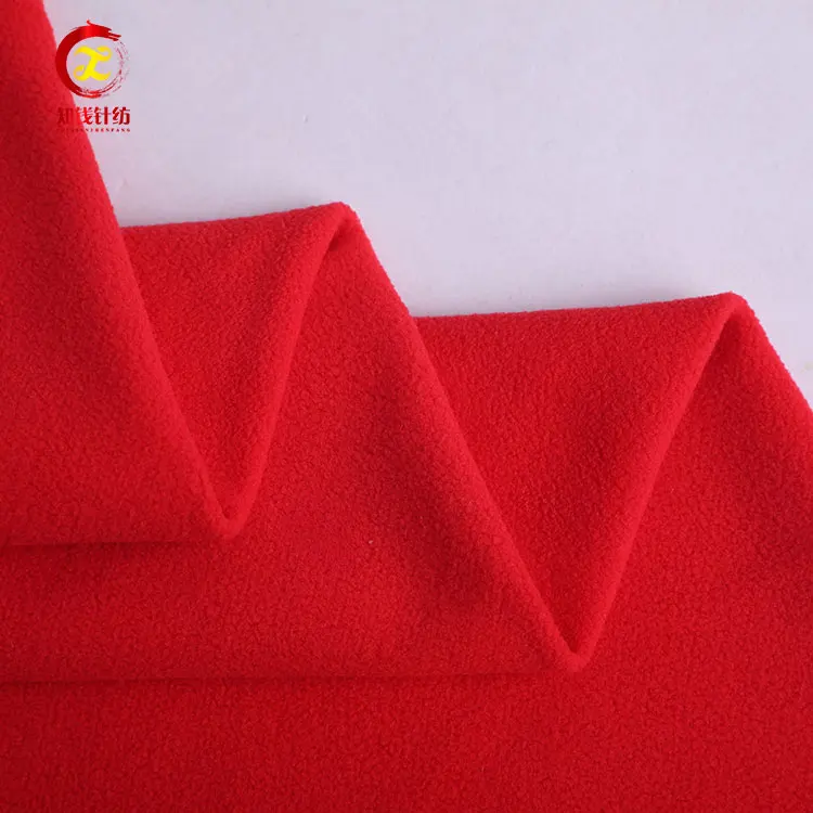 Hot sale cheap microfiber polar brushed fleece fabric for lining
