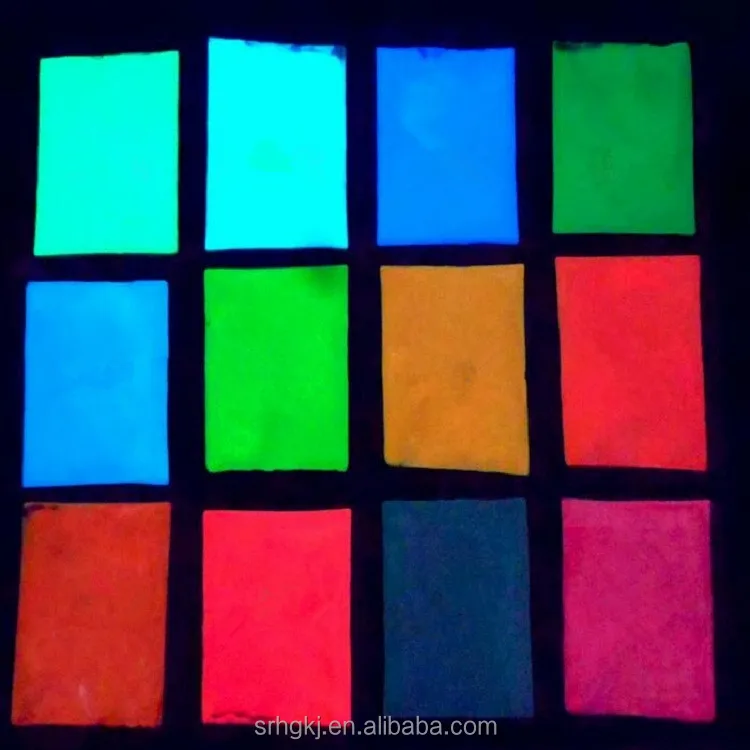 
ShuiRun chemical photoluminescence luminescent powder glow in the dark pigment 