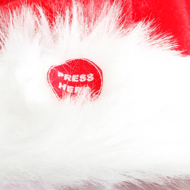 Christmas Gifts Unique Funny Plush Christmas Electronic Musical Dancing Christmas Santa Hat