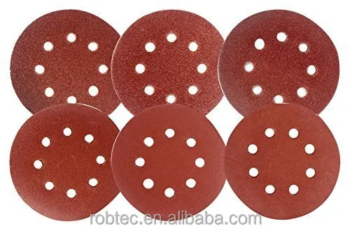 
5 Inch Sanding Discs Sandpaper Assorted 60 80 120 180 240 320 Grits For Power Random Orbit Sanders 