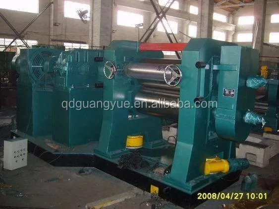 Трехвалковый резиновые рецептуры: резиновый магнит машина/лаборатории четырехвальный каландр для машинного оборудования