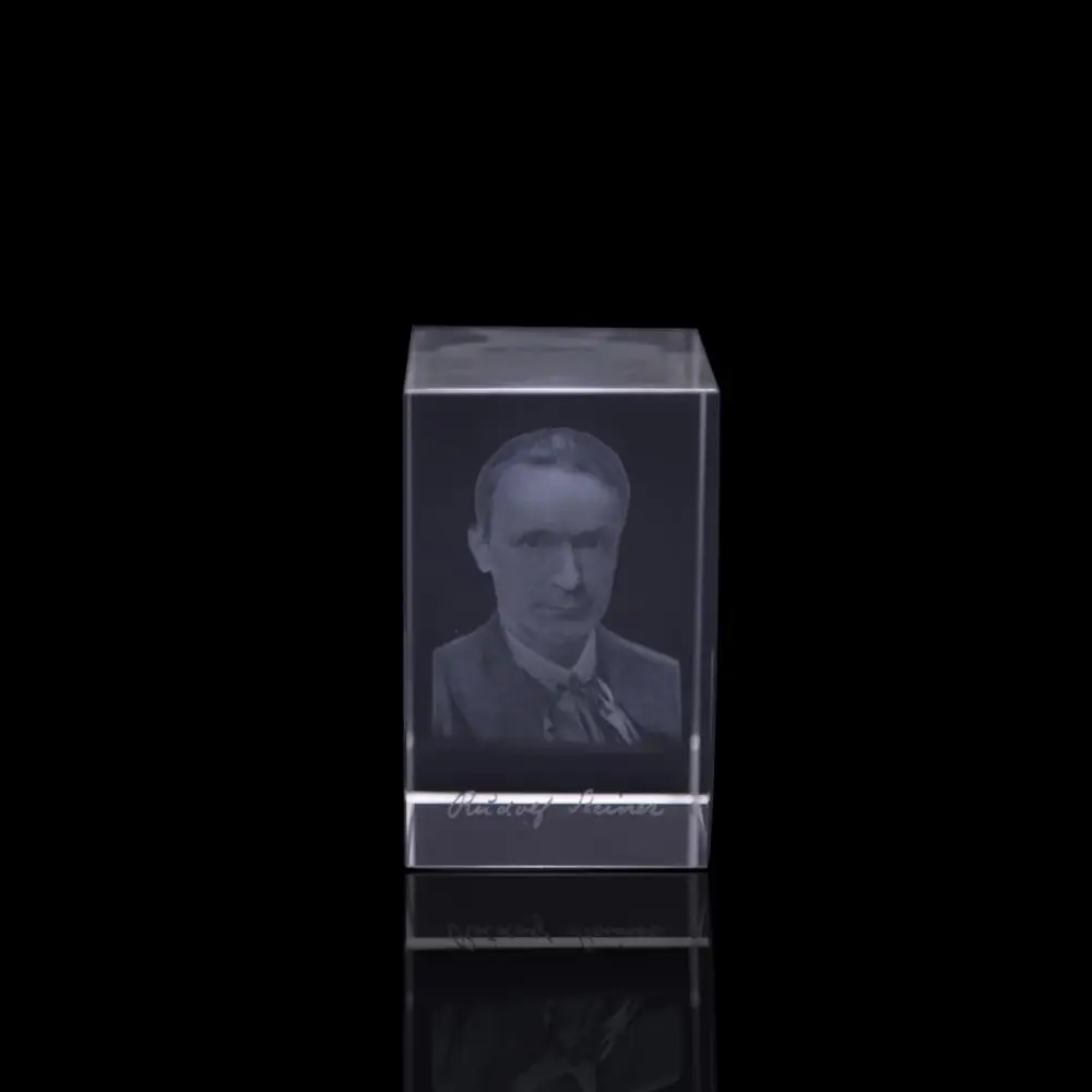 High Quality 3D Laser Engraving k9 Clear Crystal Block & Cube
