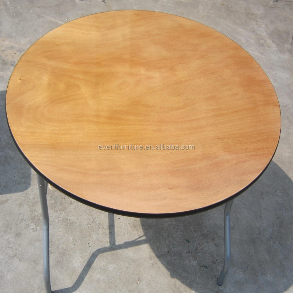 Durable PVC Foldable Round Folding Dining Table