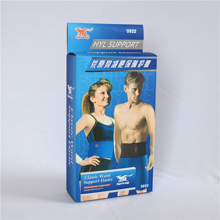 high quality Unisex Sports Black Custom Waist Trimmer Belt for Sale wholesale online