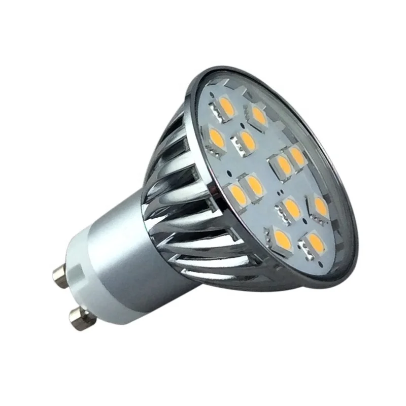 
erp ra80 5050 180-220lm chrome housing with cover 12v 24v 2w gu10 led 
