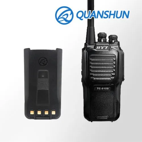 7.4V Li-ion 1200mAh two way radio battery for HYT walkie talkie TC-610