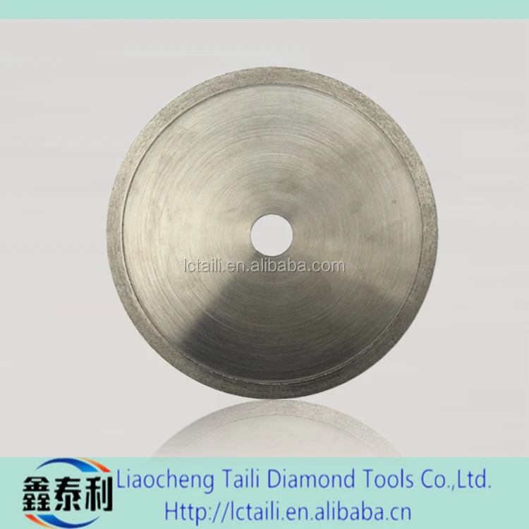 High precision ultra thin diamond / CBN cutting wheel for glass processing