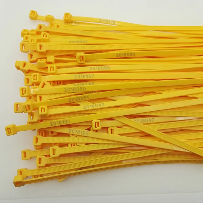 
Custom Serialized Numbered Cable Ties With Logo 