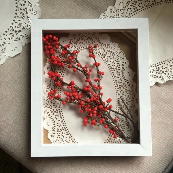 Handmade customize black 8x8 3D shadow box frame