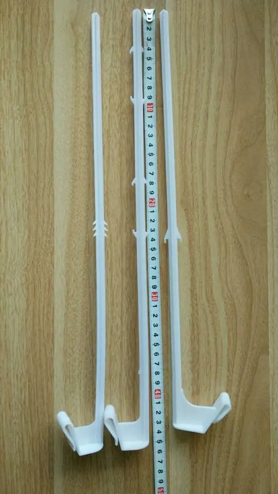 2024 different size pp plastic car window flag pole,38cm 44cm 51cm flag pole for car window