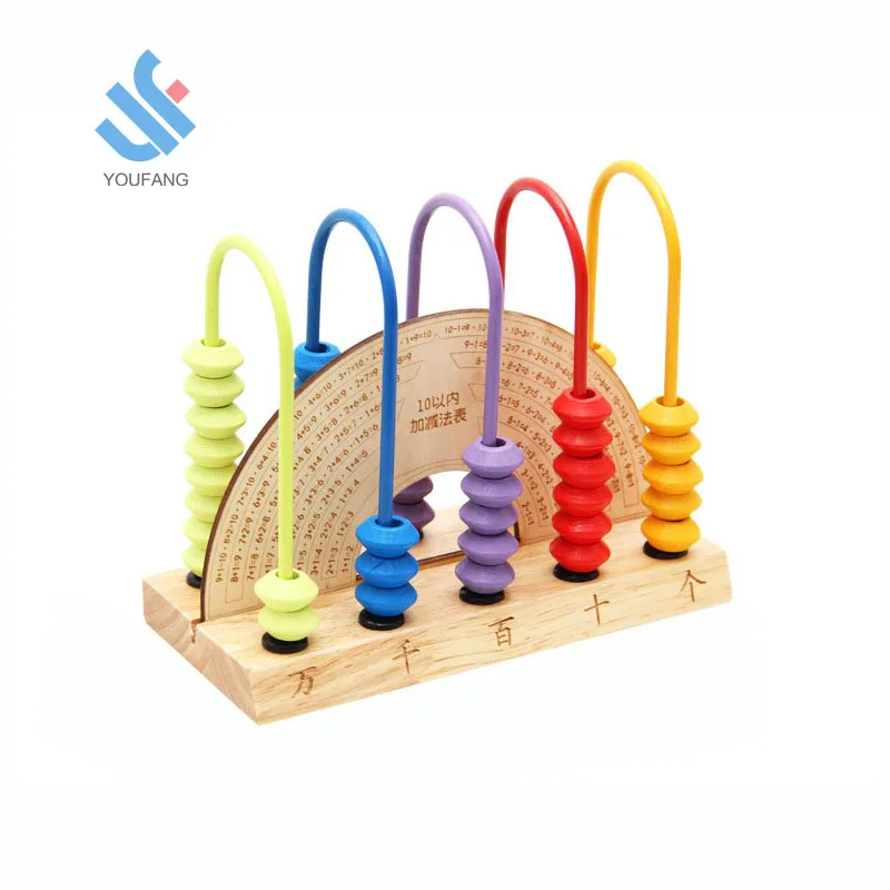 YF-X3071 child wooden beads multiplication table maths learning number educational kids counting abacus toy