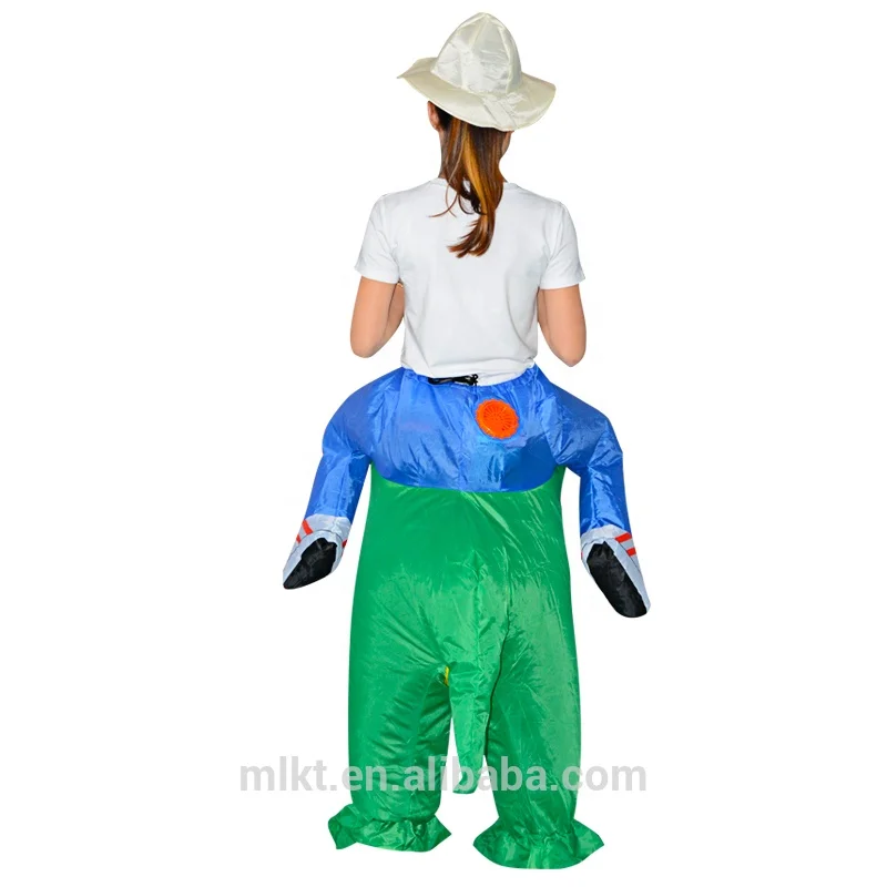 
Funny kids Ride dinosaur costume cheap inflatable dinosaur costume 