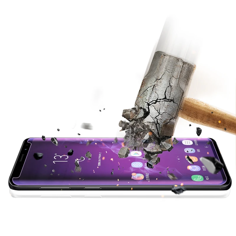  Защита от синего света для Samsung S9plus 3D изогнутое закаленное стекло защиты экрана мобильного