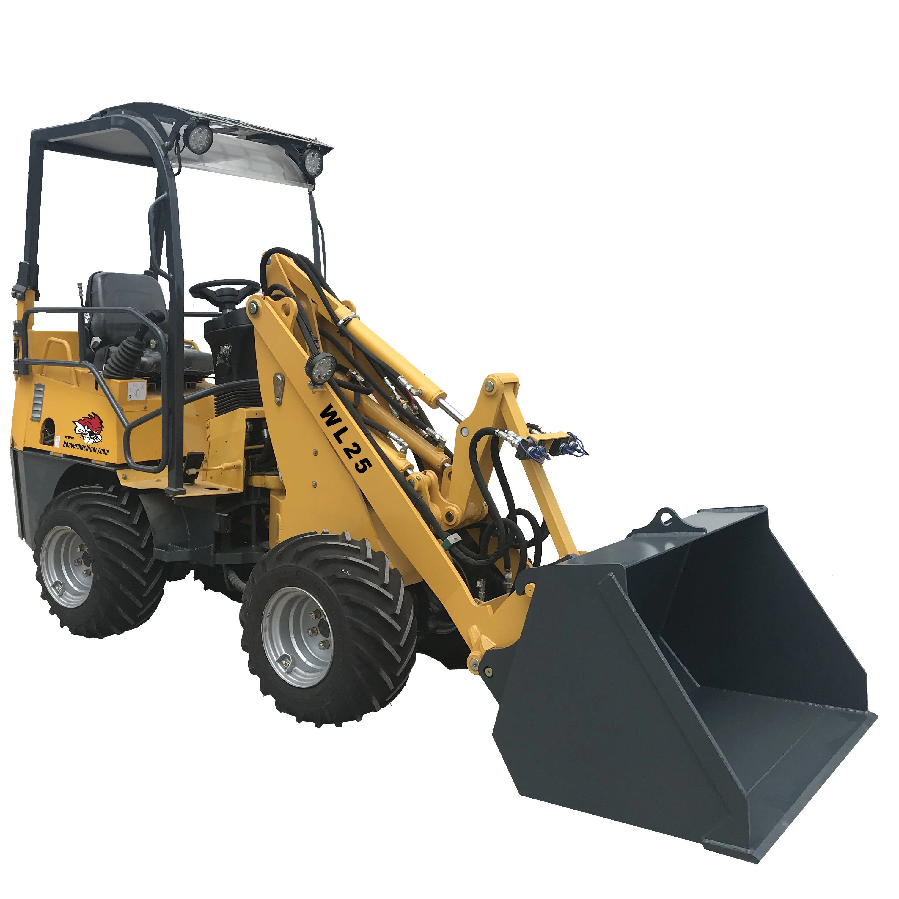 High effecency narrow small garden wheel loader WL25