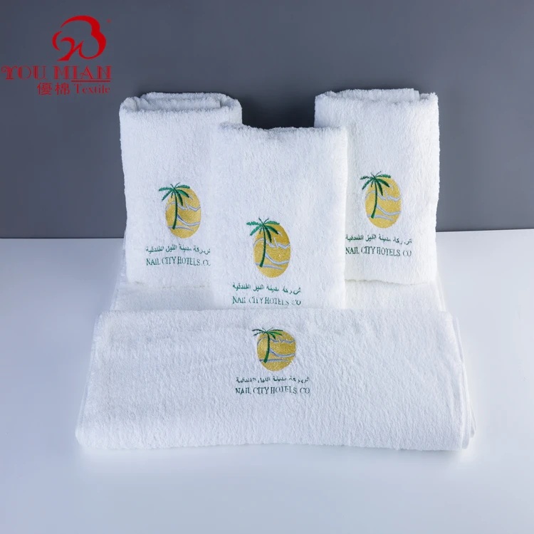 Private Label Bath Embroidered Hand Microfiber Cloth Face Towels