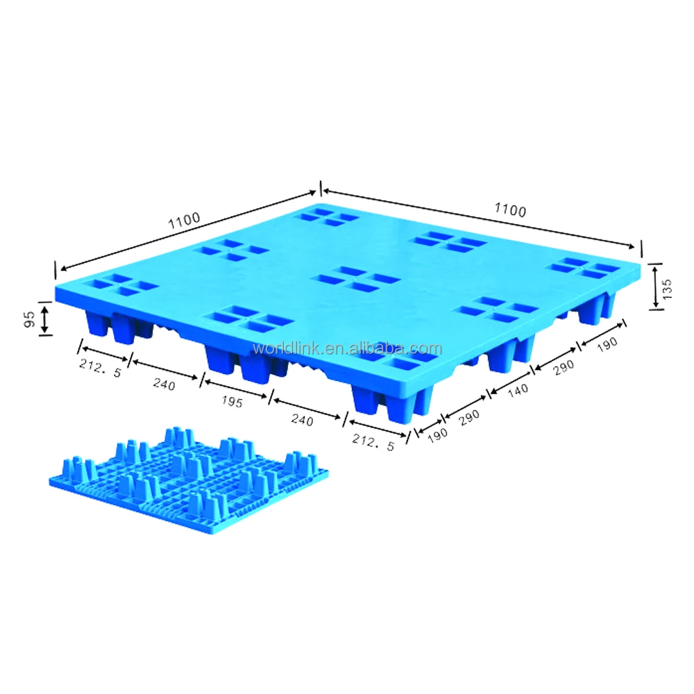 9 Feet Transport Plastic Heavy Load Recycle Pallet