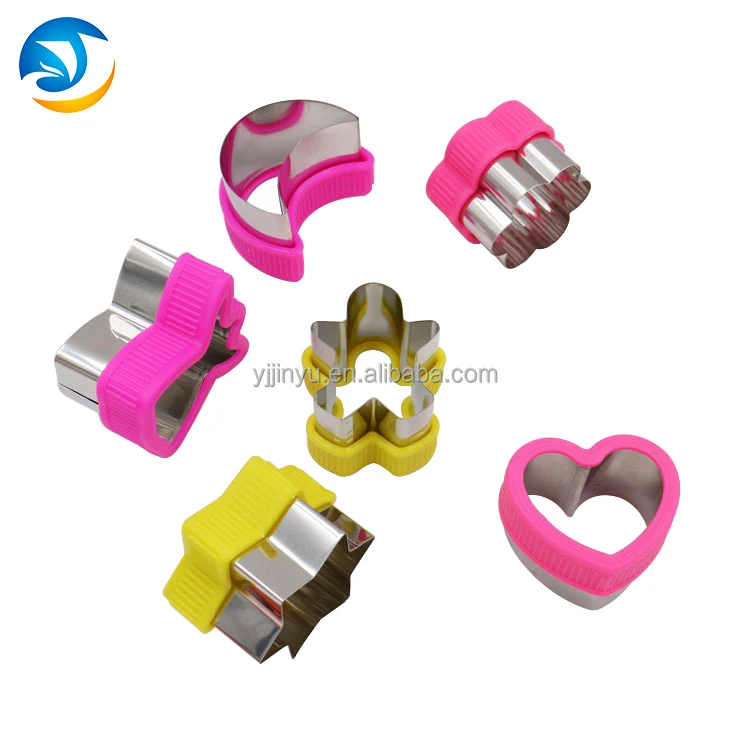 
Source Supplier Hot sale Kitchen Stainless Steel cookie sandwich vegetable fruit cutters 