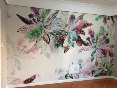 
3.00M Eco-solvent Seamless Blank Art Wall Cloth For Digital Printing 