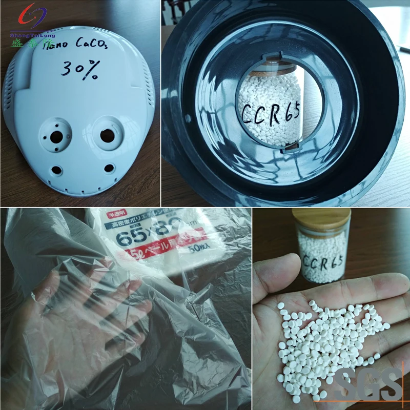 Nanometer Garde CaCO3 Filler Master Batches With Low Density