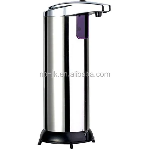 
2018 New updated 250ml infrared touchless stainless steel sensor automatic soap dispenser 