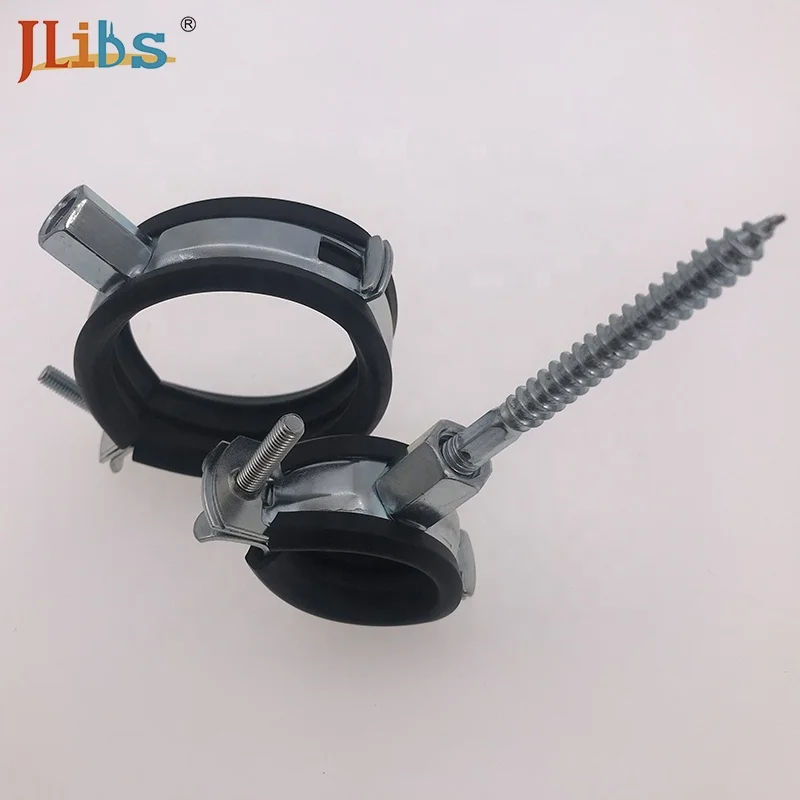 
Rubber Lined P Clips Cable Mounting Hose Pipe Clamp 