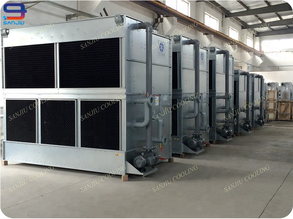 long lifetime industrial cross flow metal  water cooling tower